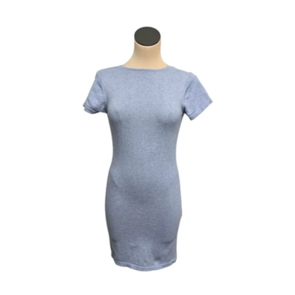 Djerf Avenue Dress Womens XS Urban Angel Open Back Mini Organic Cotton Sustainab
